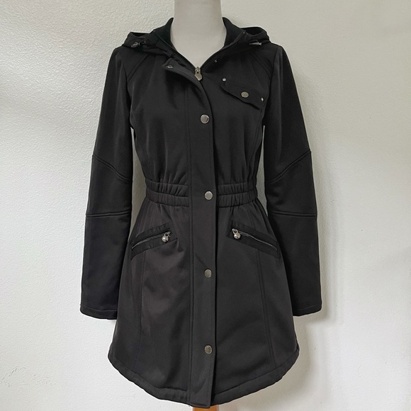 EUC - Soft Shell Fleece Water Resistant Anorak | Laundry by Shelli Segal | S - Picture 4 of 13